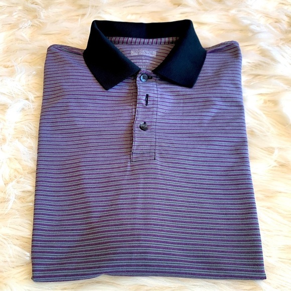 Joseph Abboud Other - Joseph Abboud Men's Purple and Blue Polo Size Large